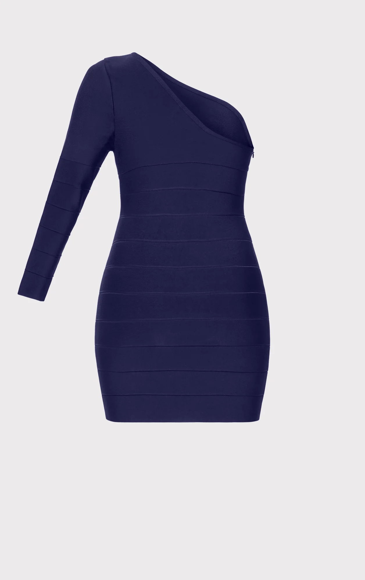 ASYMMETRICAL L/S MINI DRESS - Image 3
