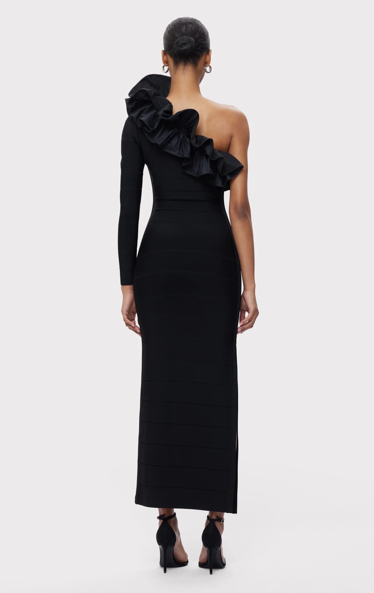 ASYMMETRICAL RUFFLE GOWN - Image 5