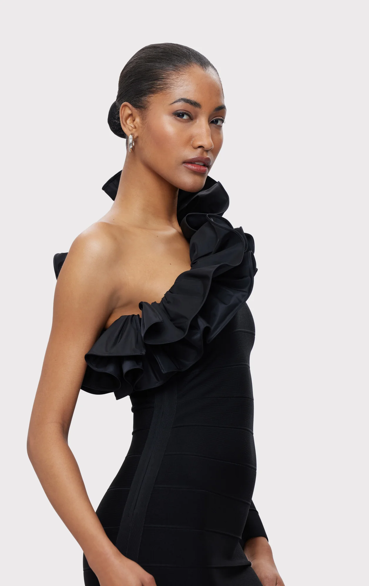 ASYMMETRICAL RUFFLE GOWN - Image 7