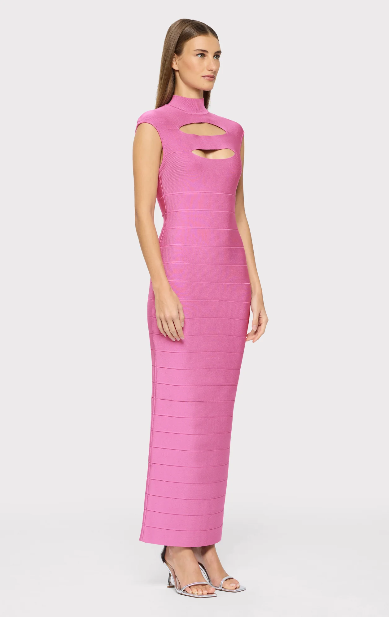 CAP SLEEVE CUT-OUT GOWN - Image 4