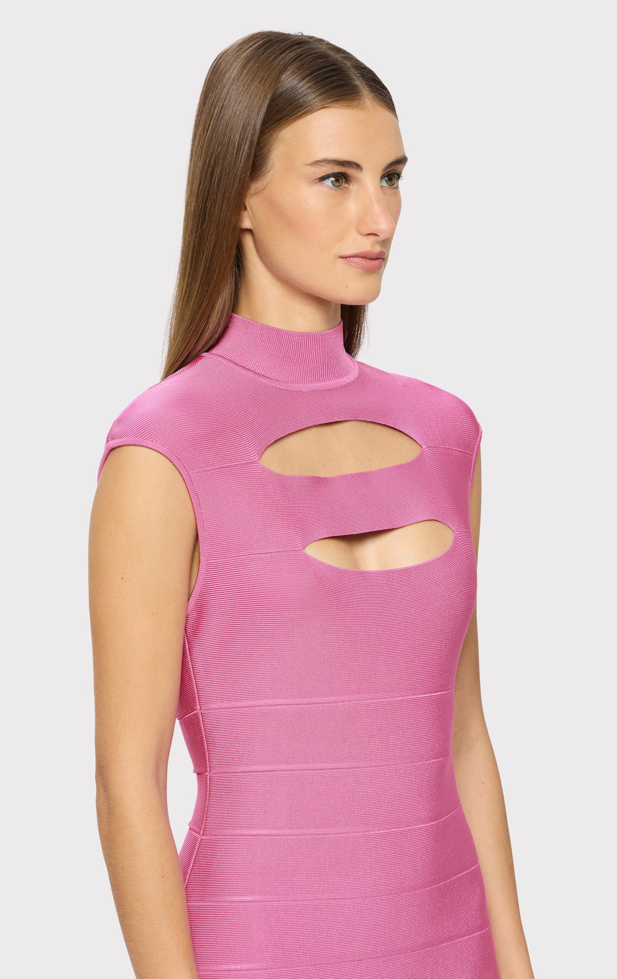 CAP SLEEVE CUT-OUT GOWN - Image 6