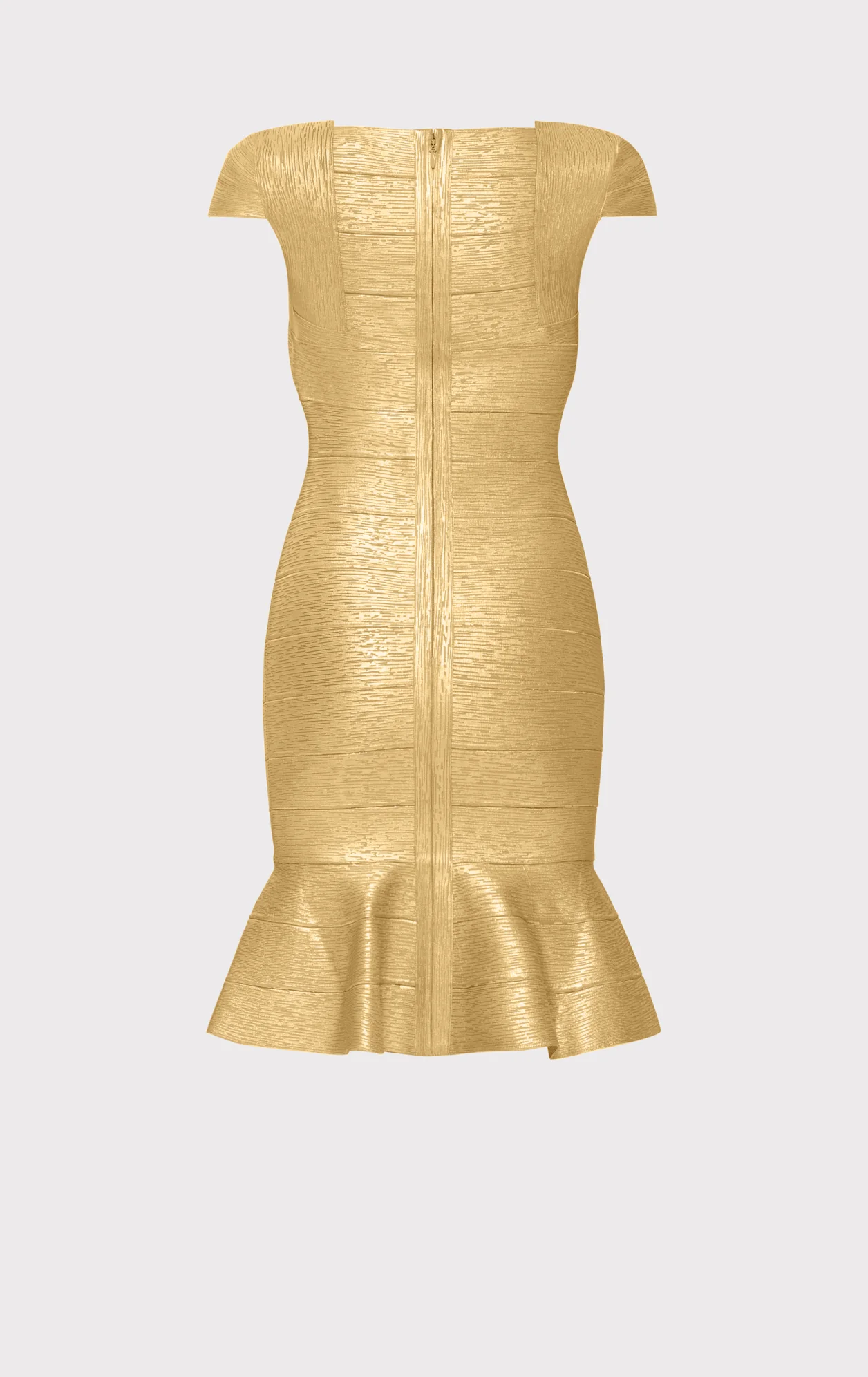FOIL CAP SLV FLARE SKIRT - Image 3
