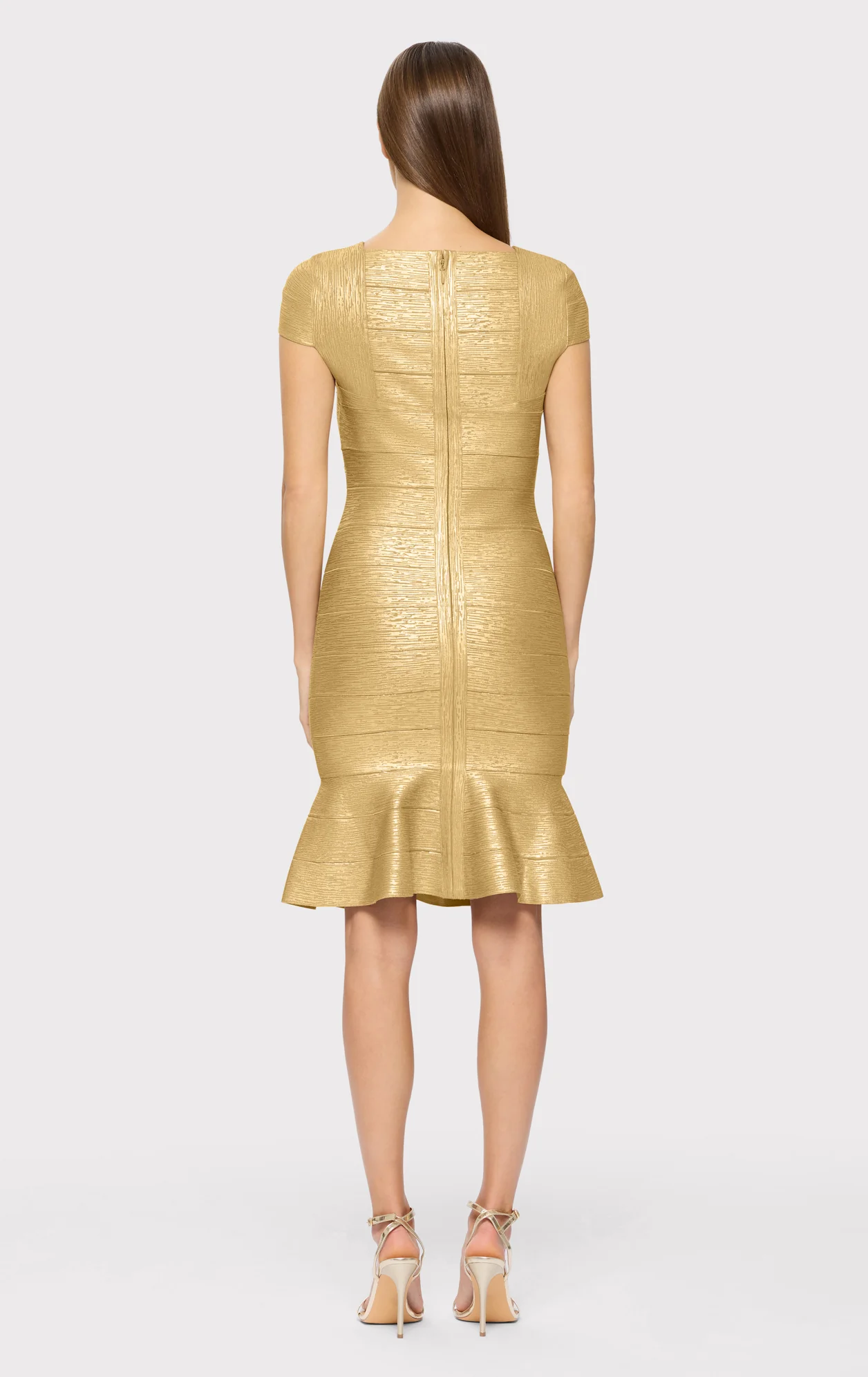 FOIL CAP SLV FLARE SKIRT - Image 7
