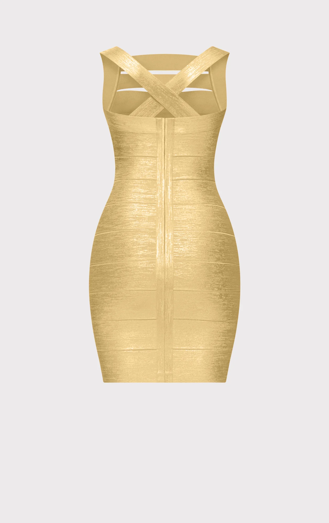 FOIL STRAPPY MINI DRESS - Image 3