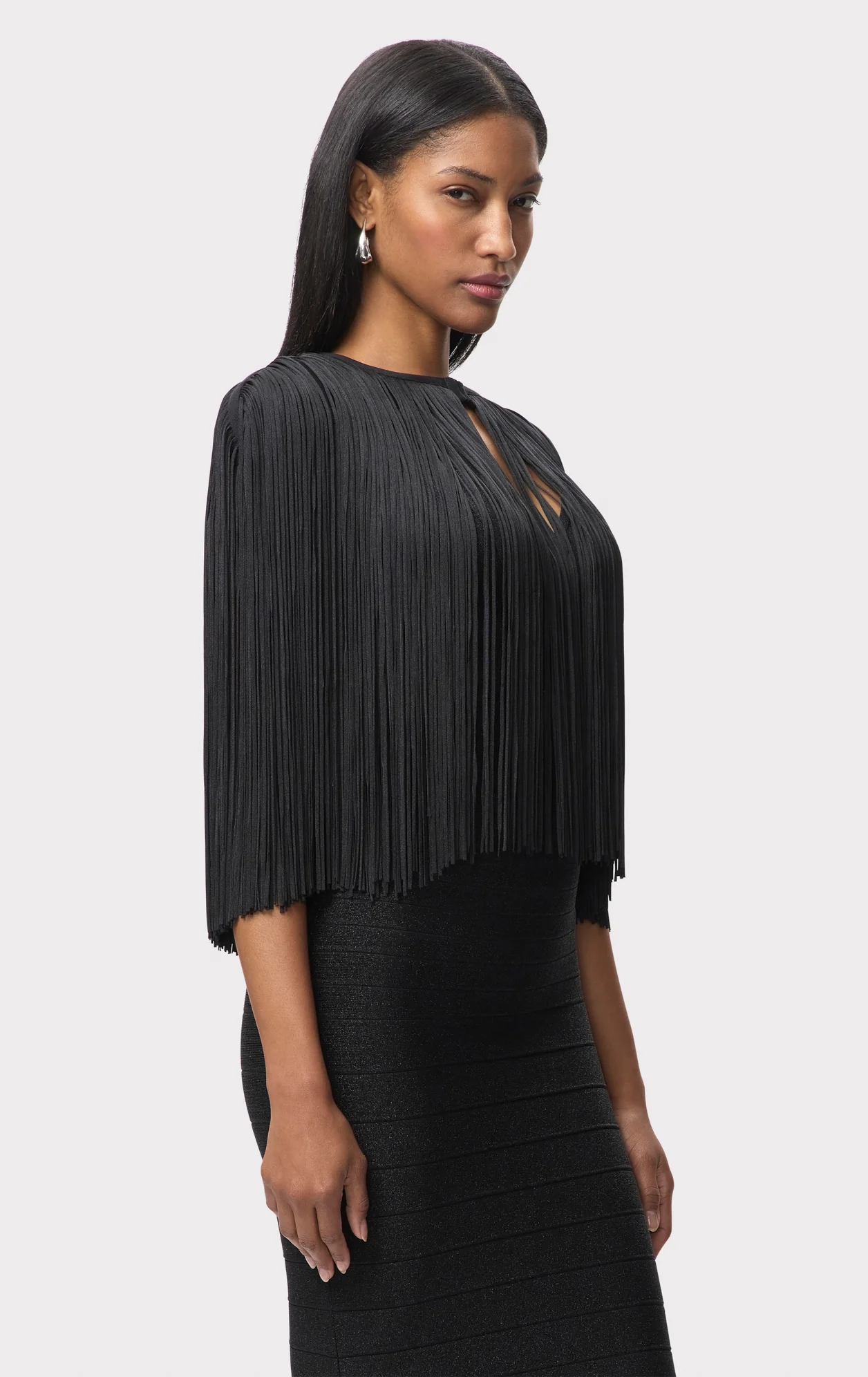 ICON FRINGE CAPE - Image 4