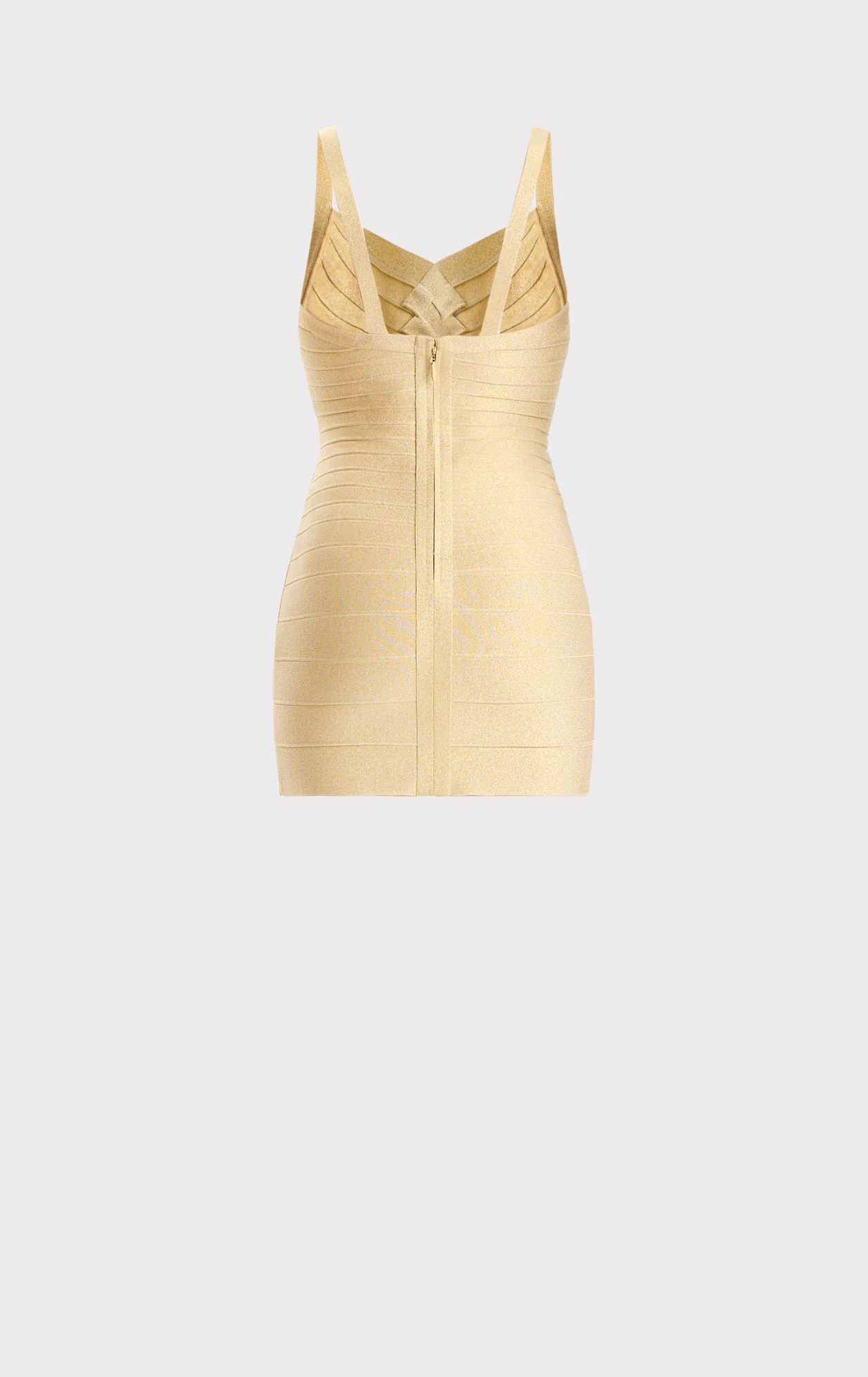 ICON METALLIC BANDAGE BUSTIER MINI DRESS - Image 3