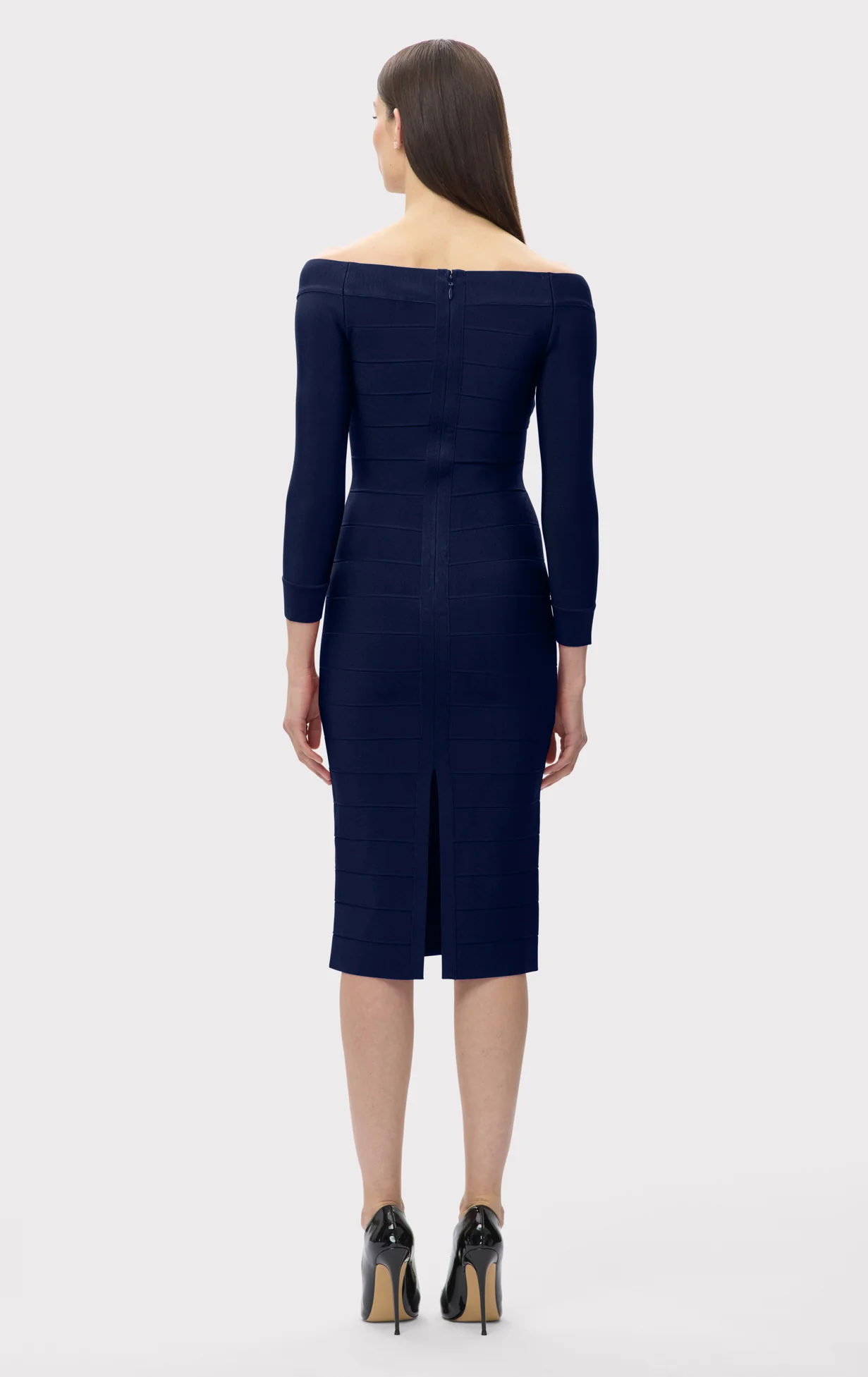 ICON SCOOP NECK MIDI DRESS - Image 5