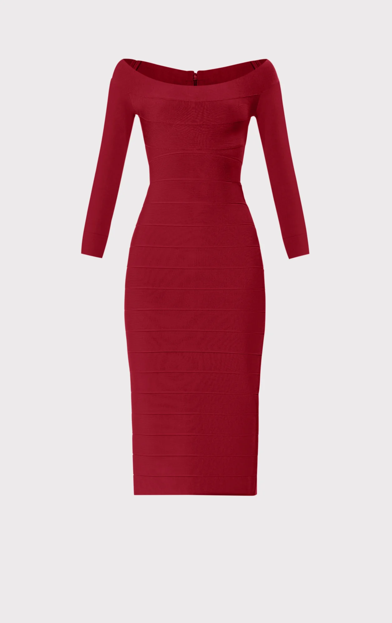 ICON SCOOP NECK MIDI DRESS - Image 2