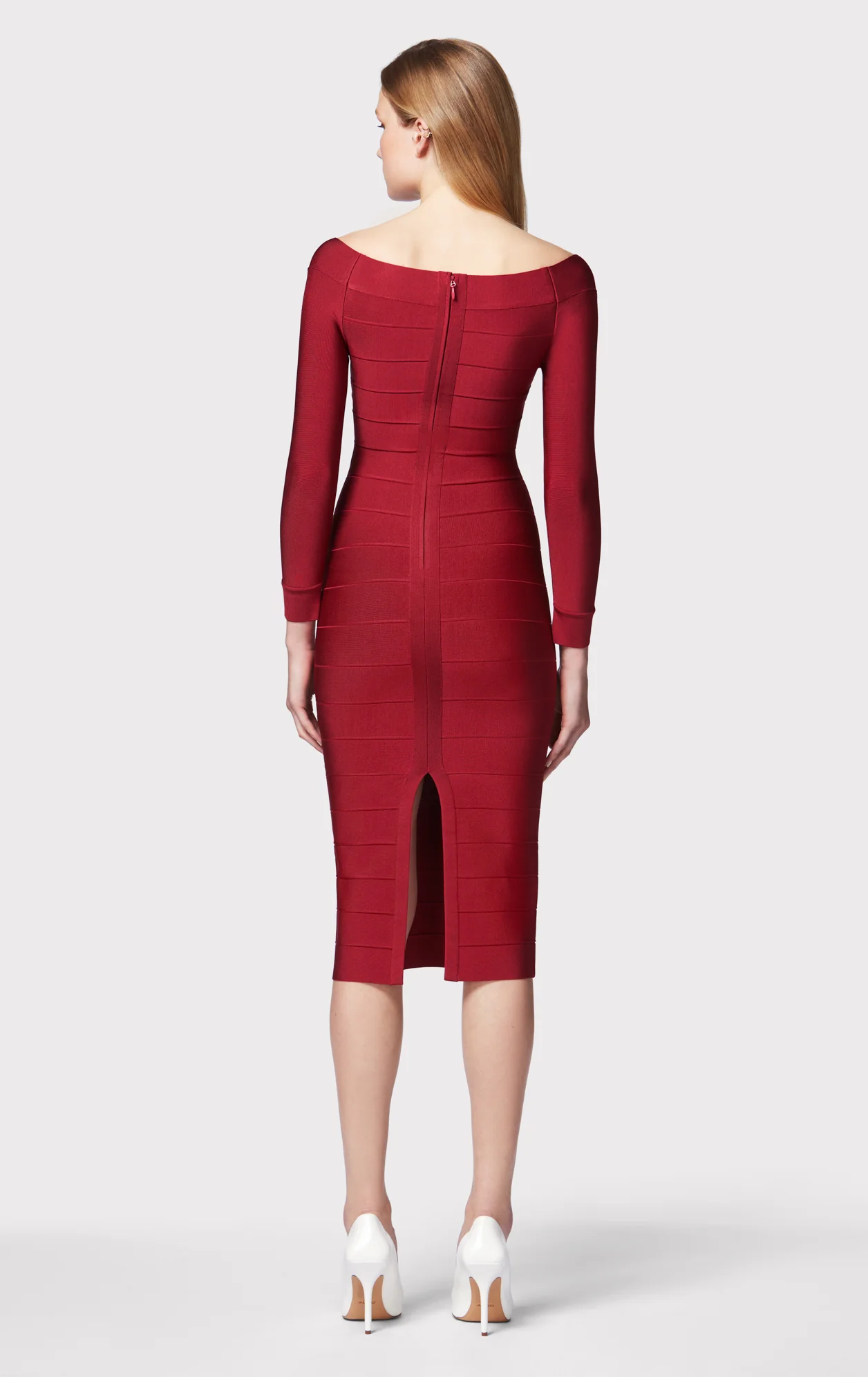 ICON SCOOP NECK MIDI DRESS - Image 5