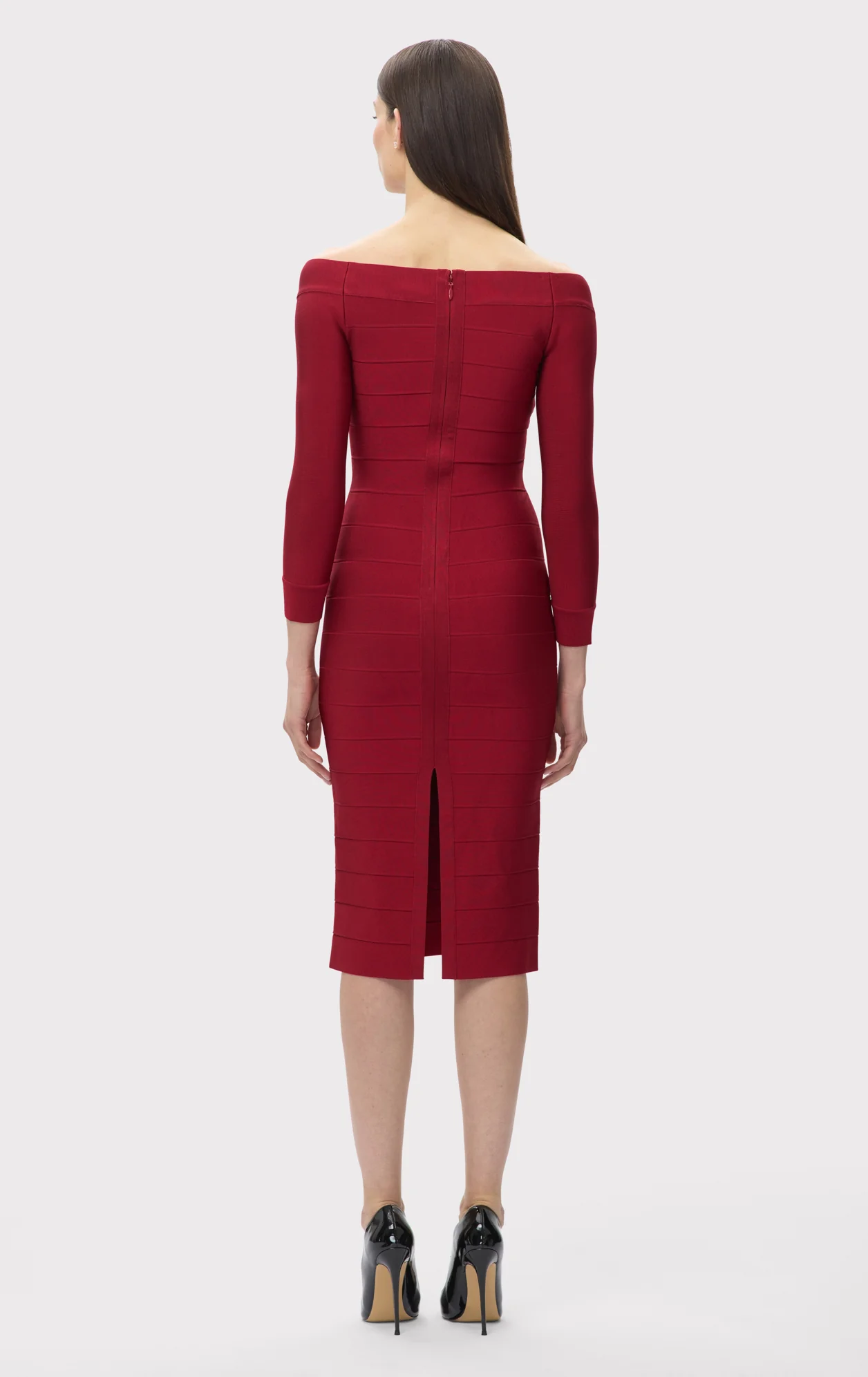 ICON SCOOP NECK MIDI DRESS - Image 5