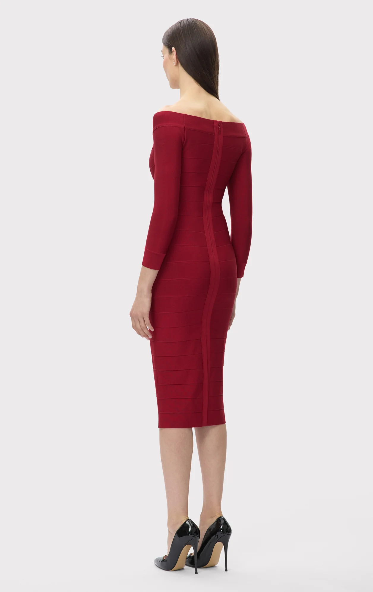 ICON SCOOP NECK MIDI DRESS - Image 6