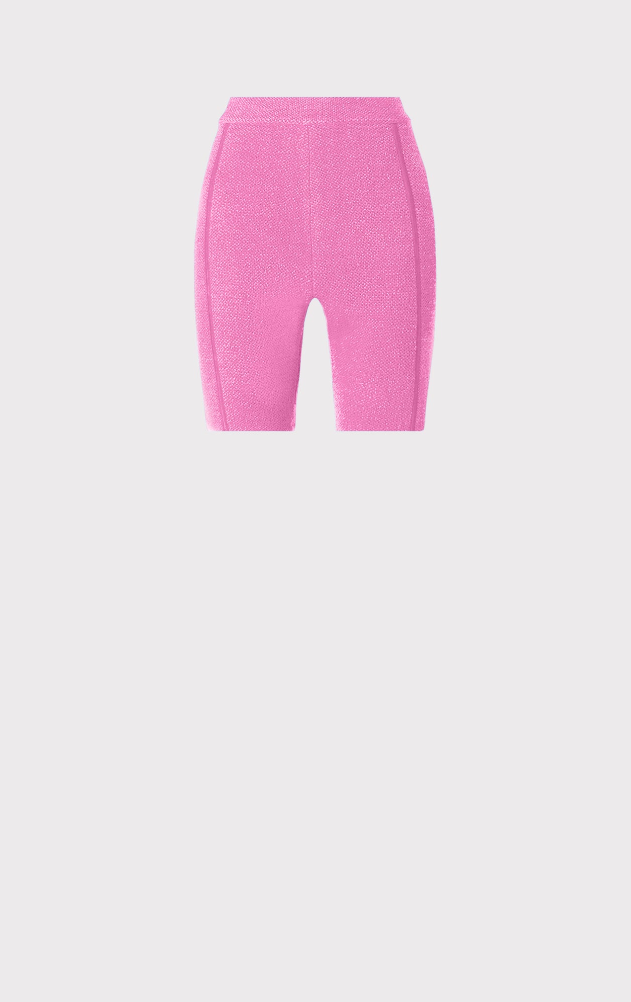 MOHAIR HIGH WAIST DOUBLE KNIT BIKE SHORTS - Image 2