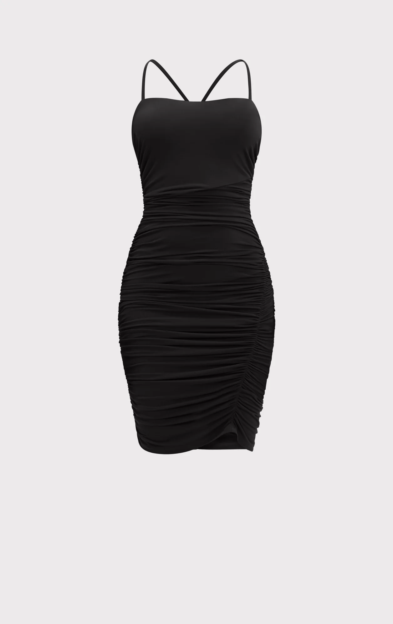 RUCHED JERSEY MINI DRESS - Image 2