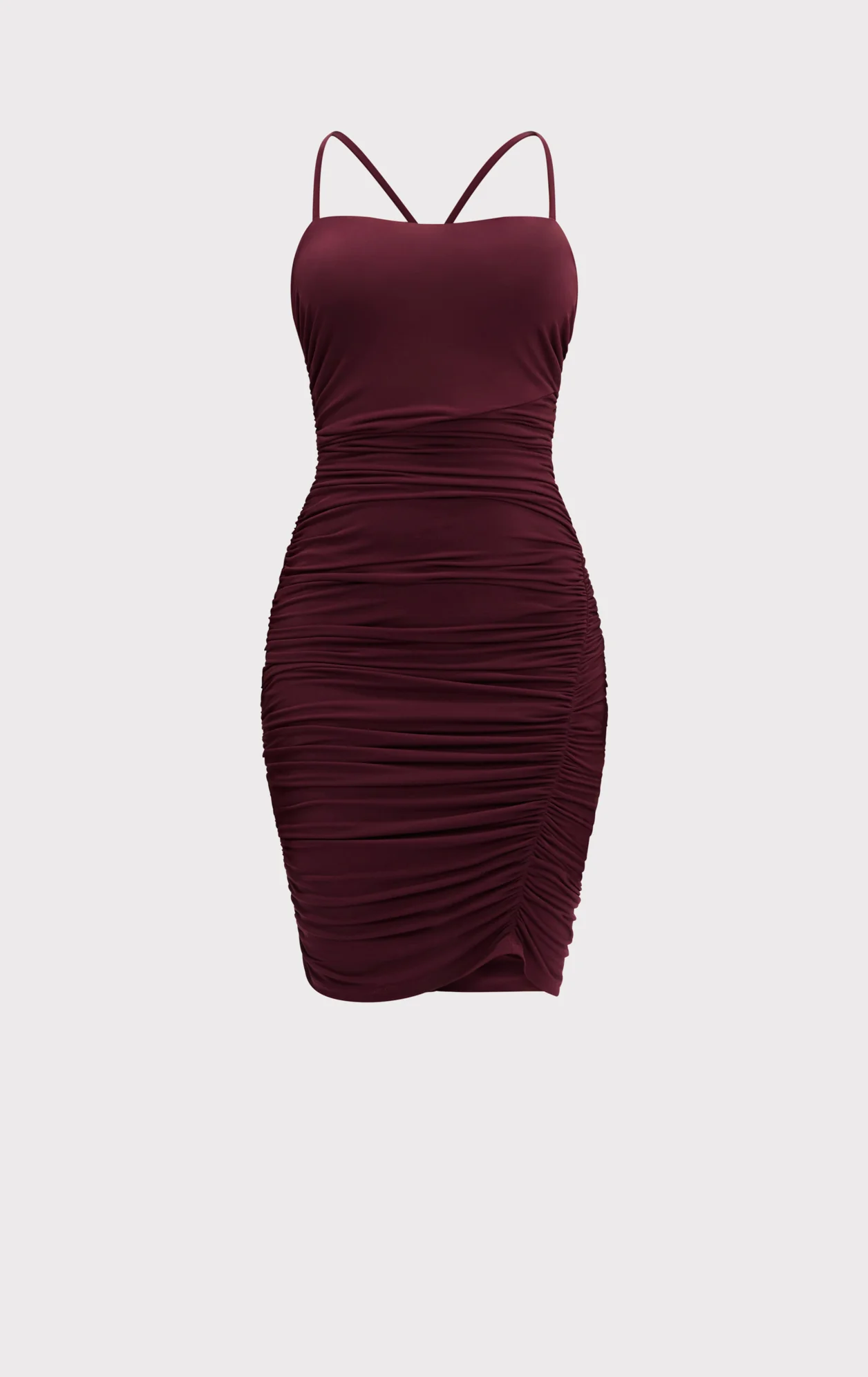 RUCHED JERSEY MINI DRESS - Image 2