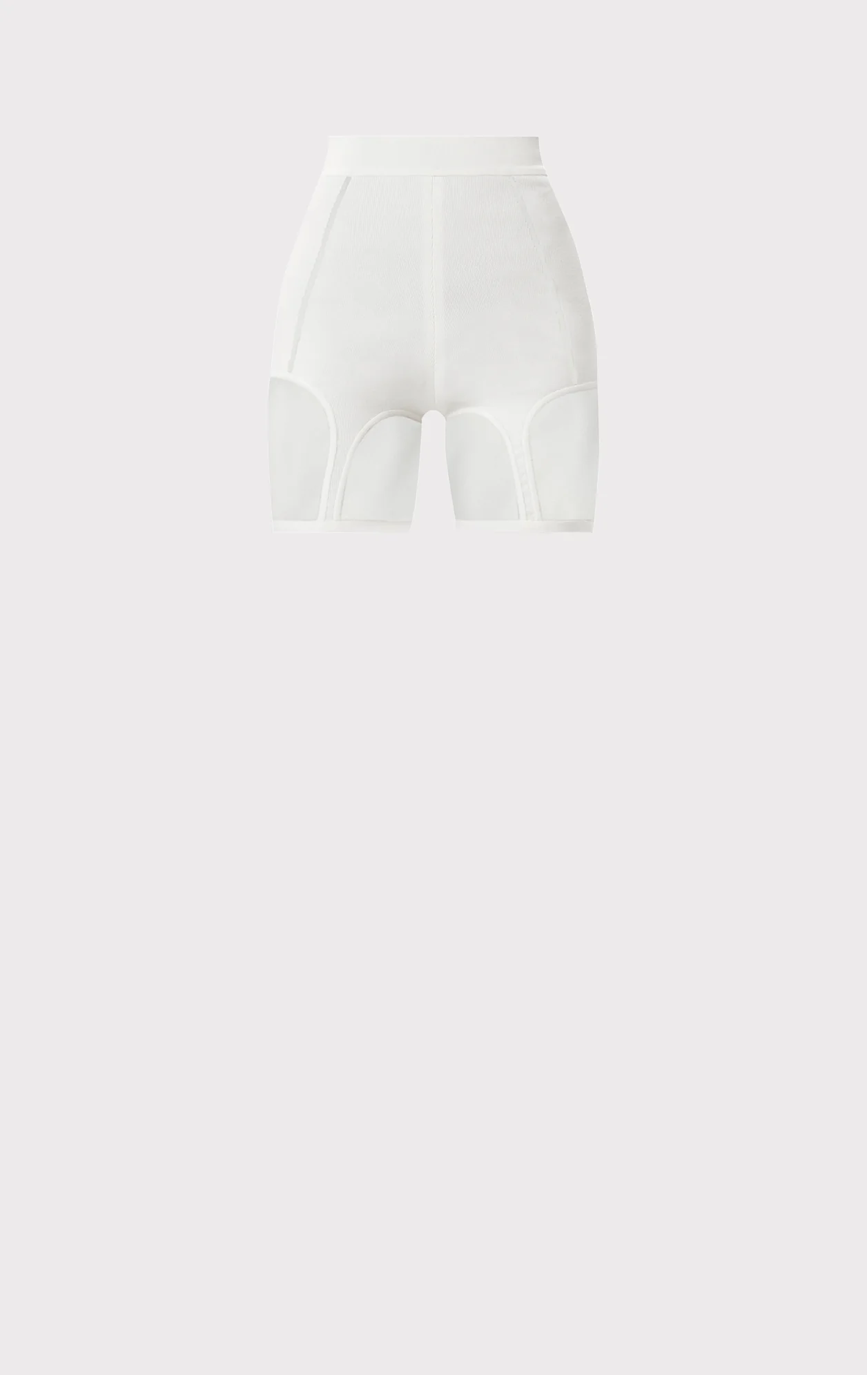 HERVÉ LÉGER X LAW ROACH SEAMED BIKE SHORTS - Image 2