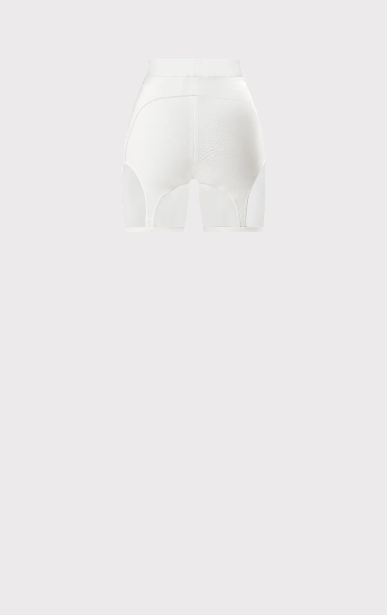 HERVÉ LÉGER X LAW ROACH SEAMED BIKE SHORTS - Image 3