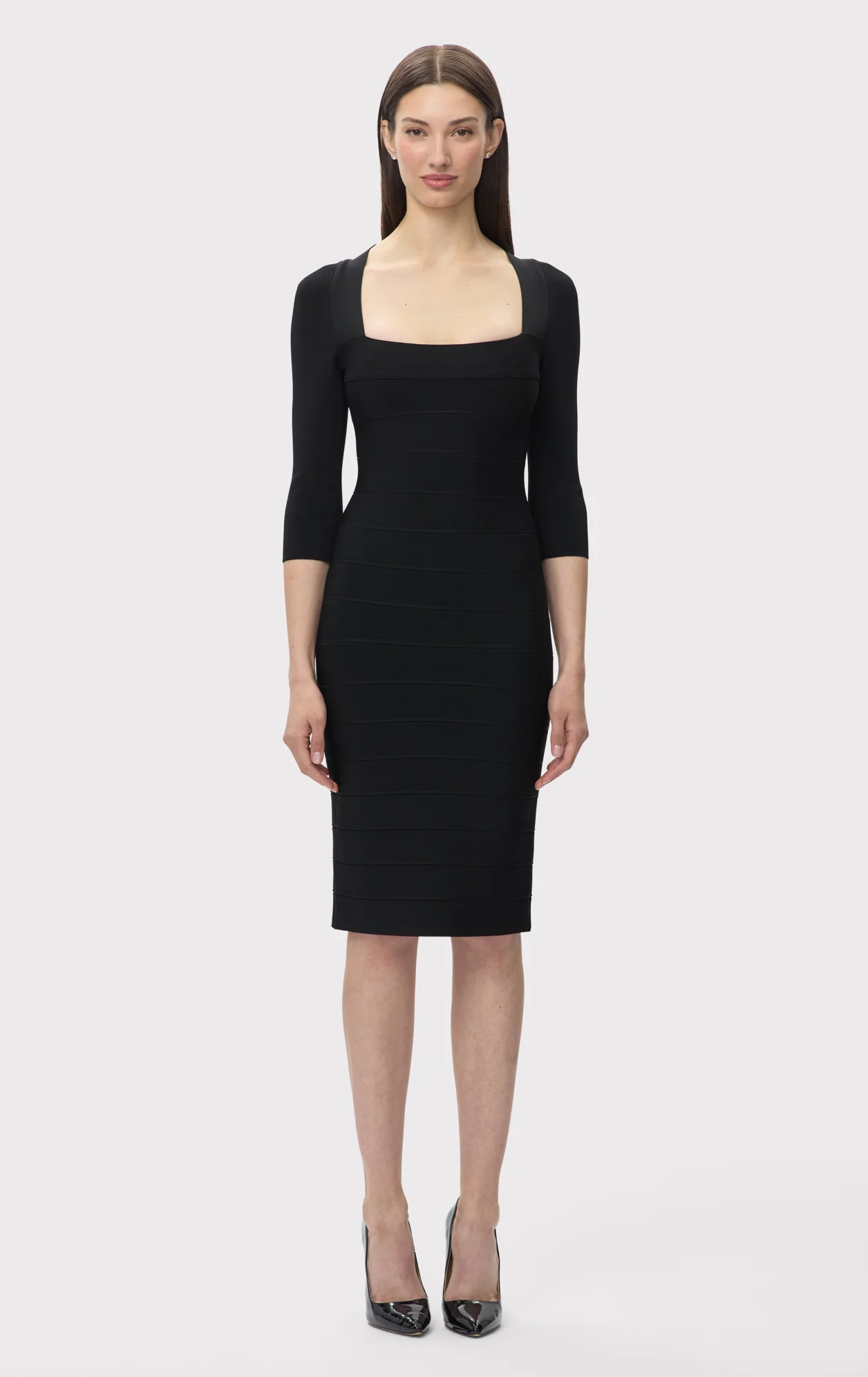SQUARE NECK ICON DRESS - Image 3