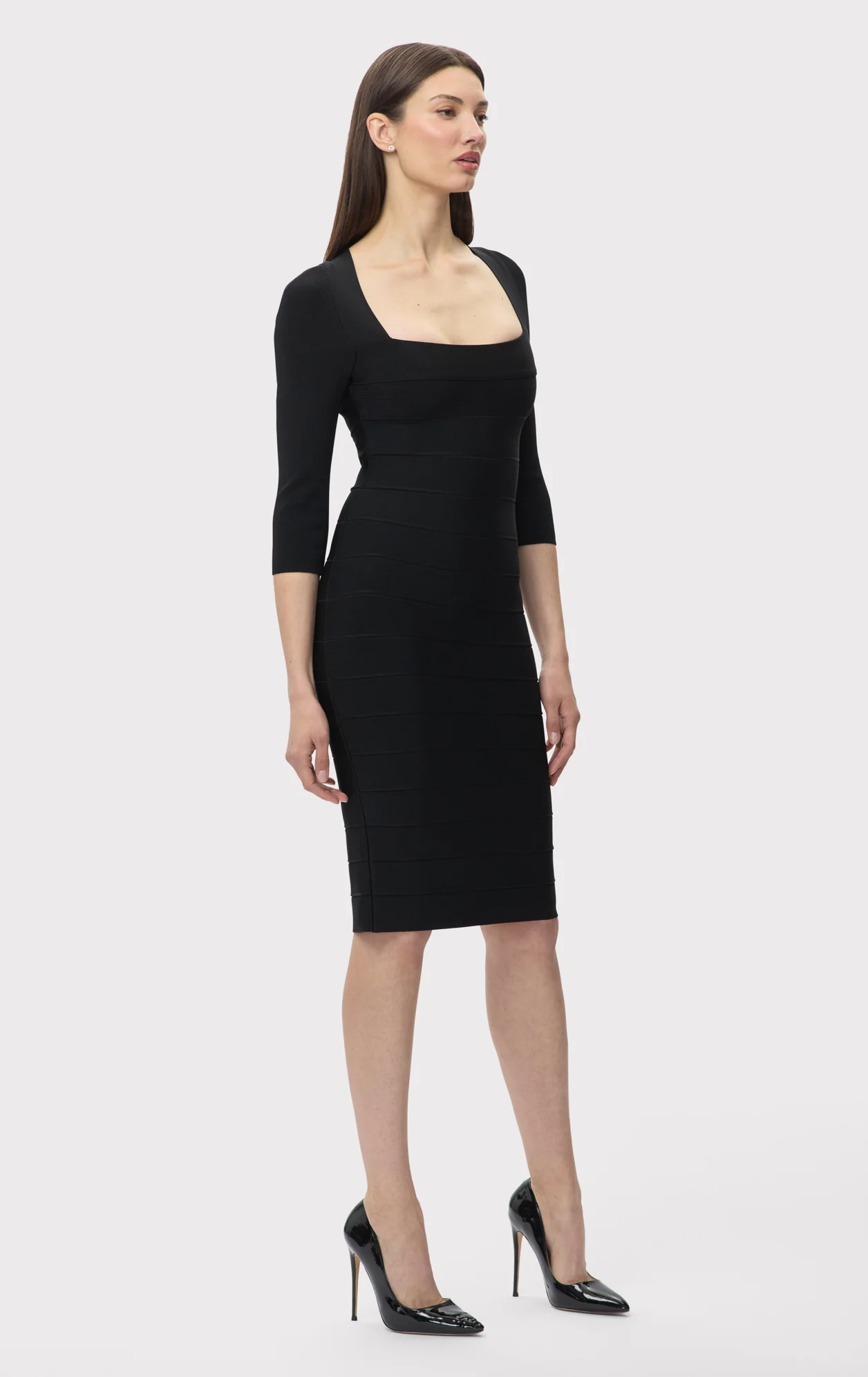 SQUARE NECK ICON DRESS - Image 4