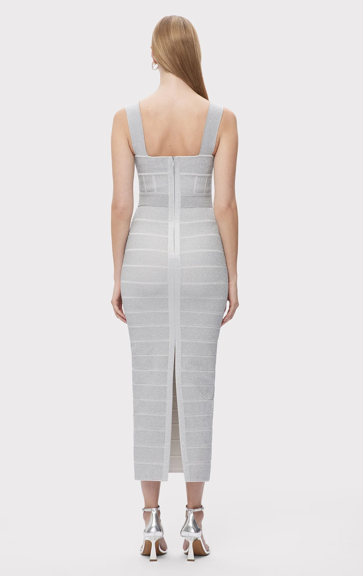TEXTURED LUREX SWEETHEART GOWN - Image 5