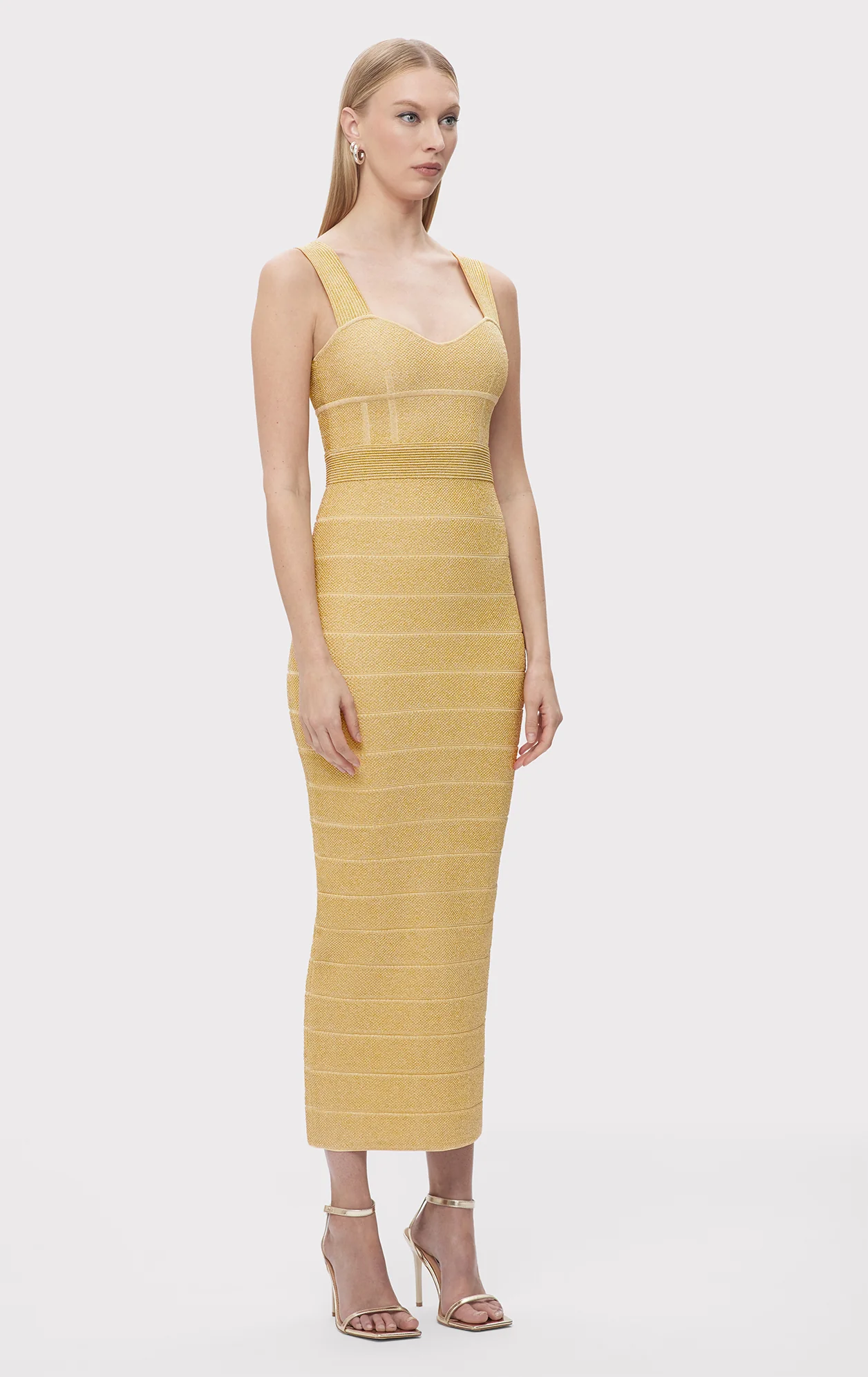 TEXTURED LUREX SWEETHEART GOWN - Image 5