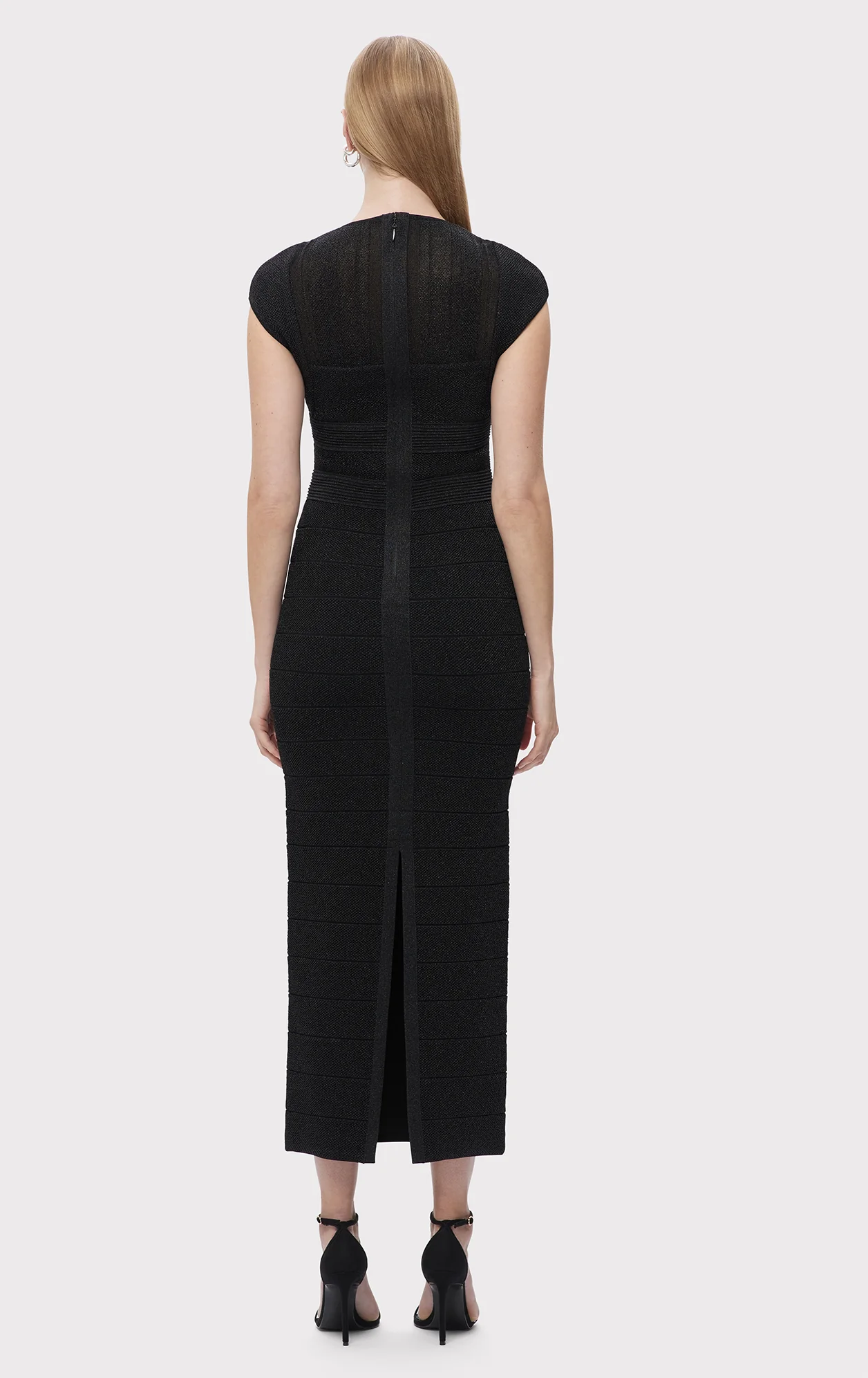 TEXTURED SHEER BUSTIER GOWN - Image 5