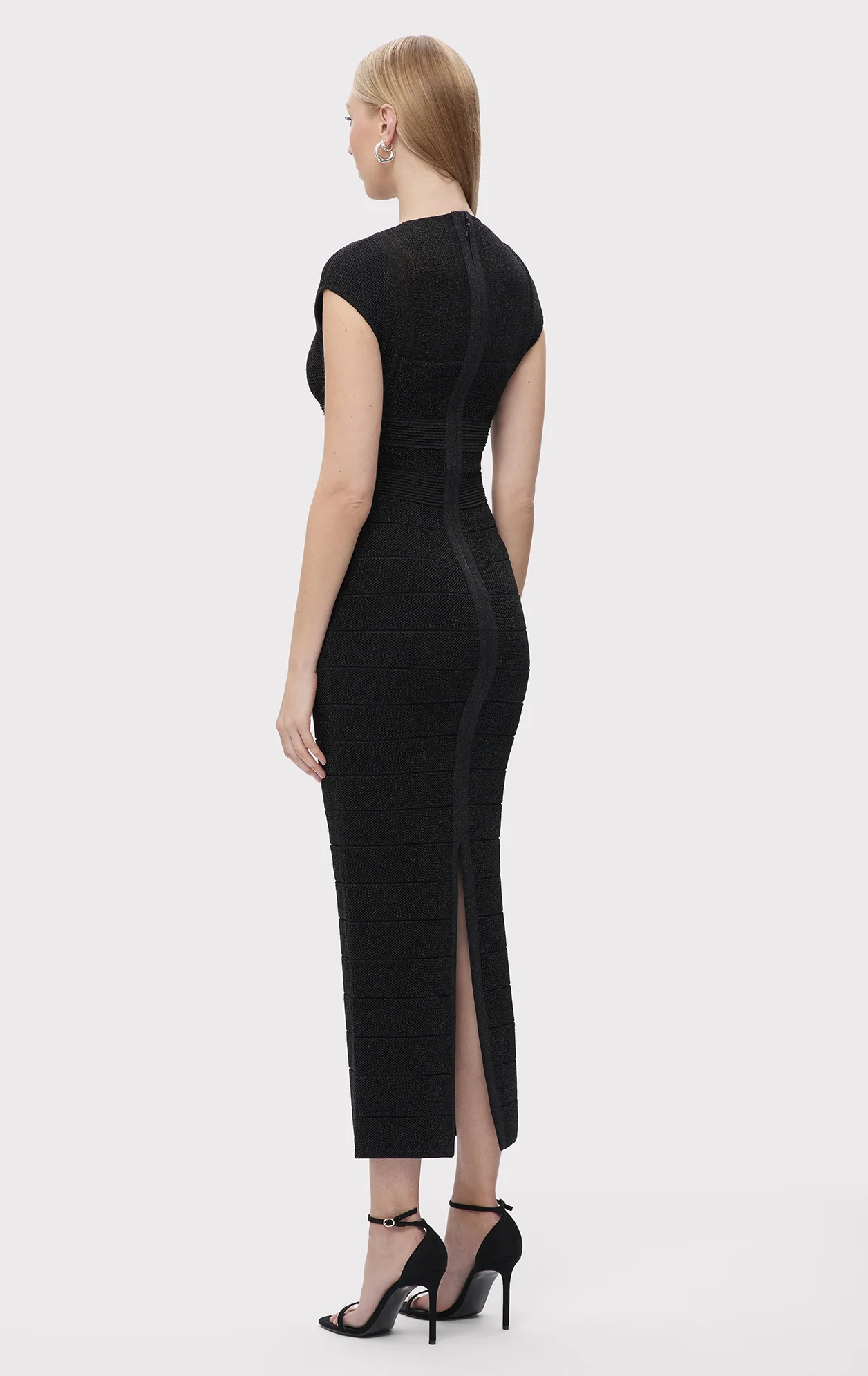 TEXTURED SHEER BUSTIER GOWN - Image 6