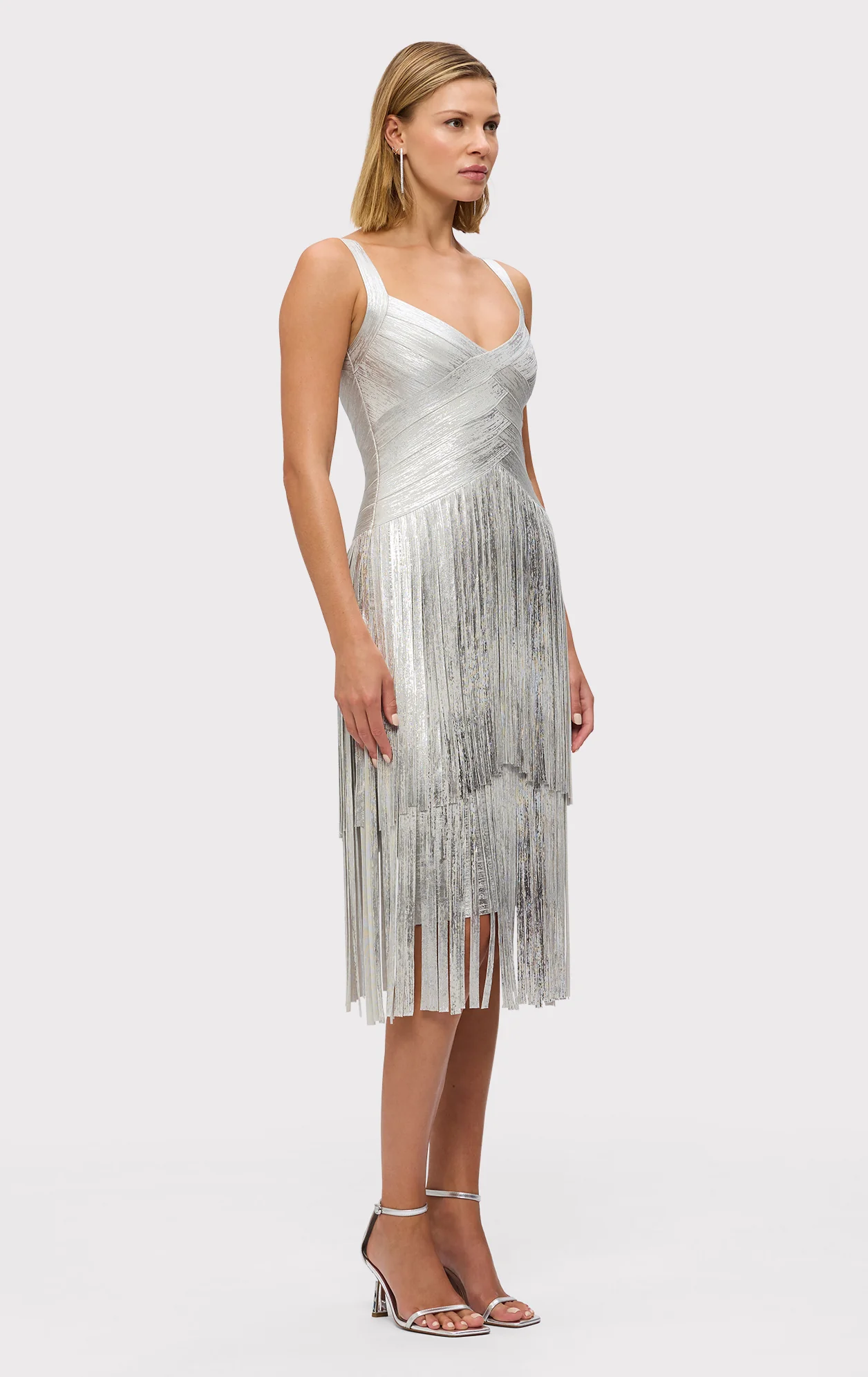 THE METALLIC MISCHA DRESS - Image 3