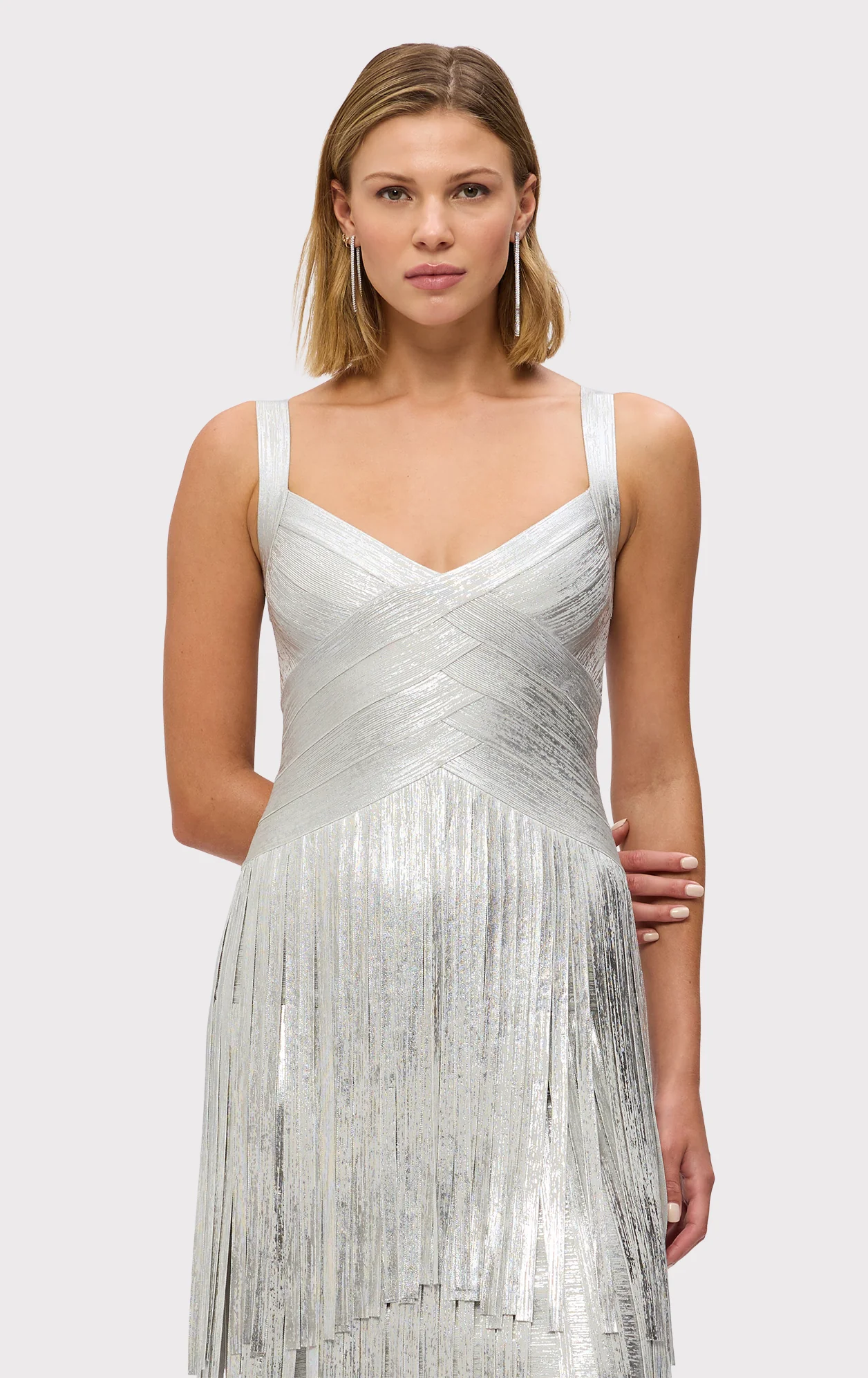 THE METALLIC MISCHA DRESS - Image 5