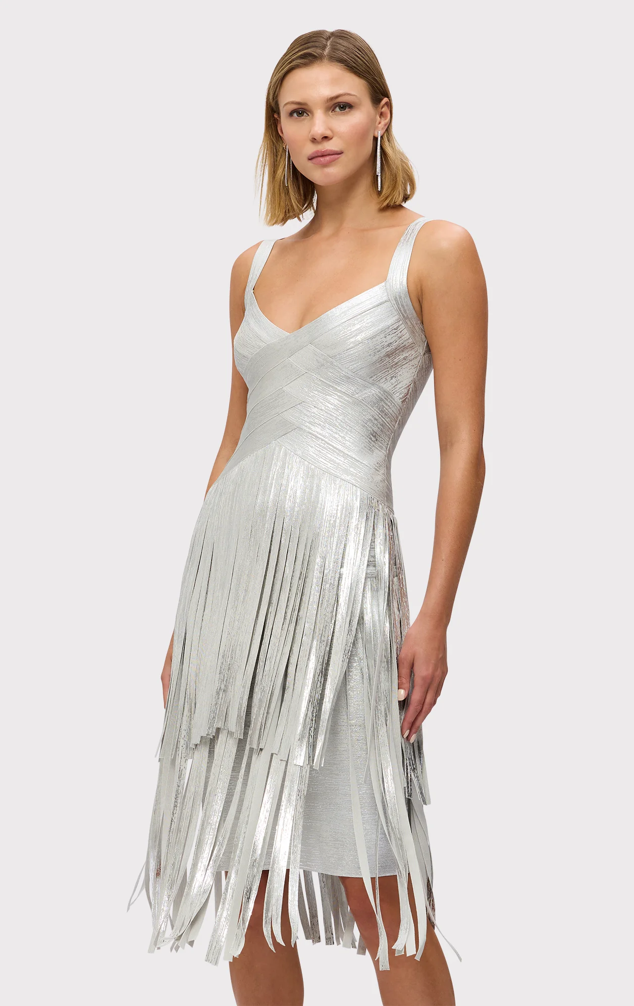 THE METALLIC MISCHA DRESS - Image 6