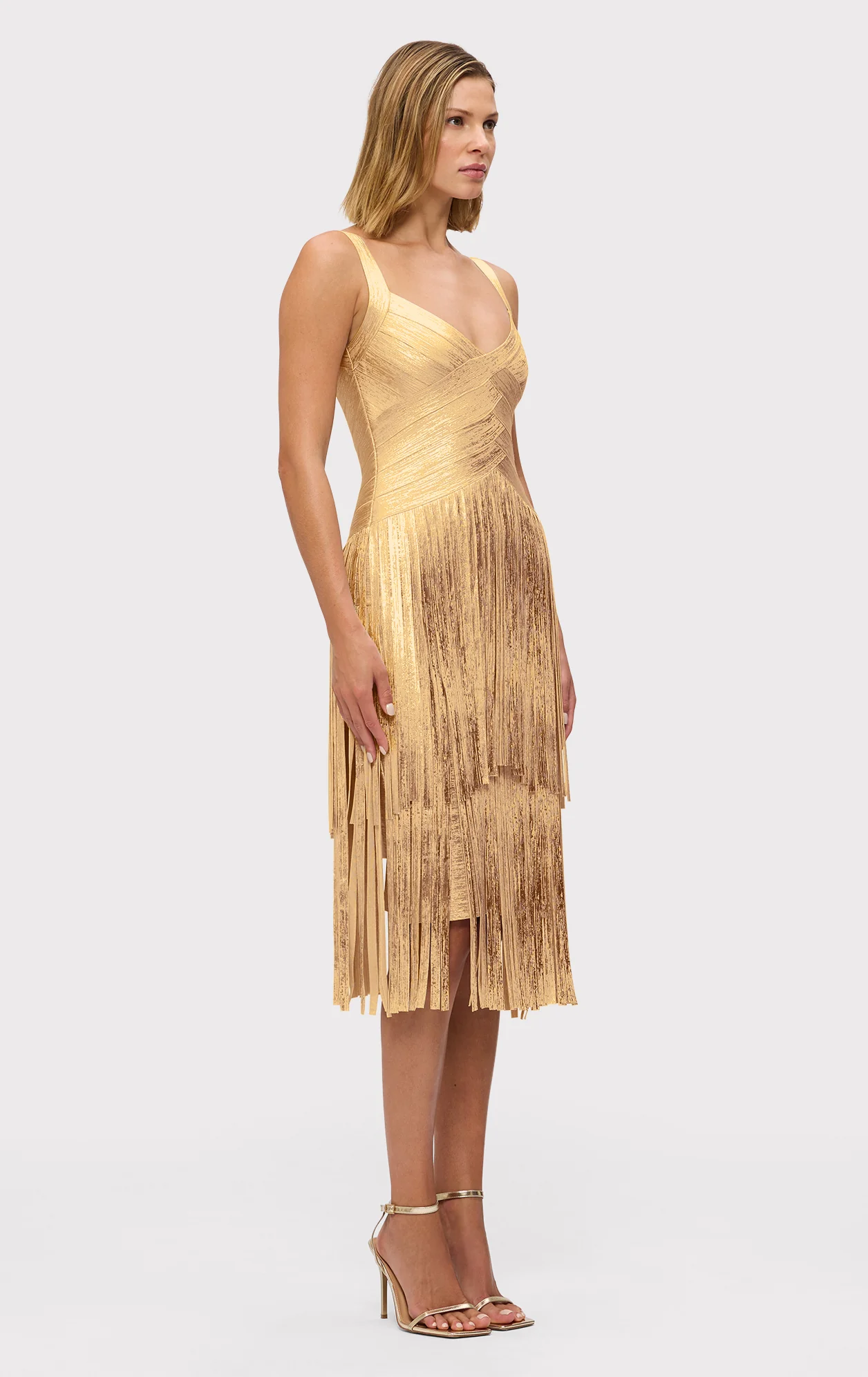 THE METALLIC MISCHA DRESS - Image 5
