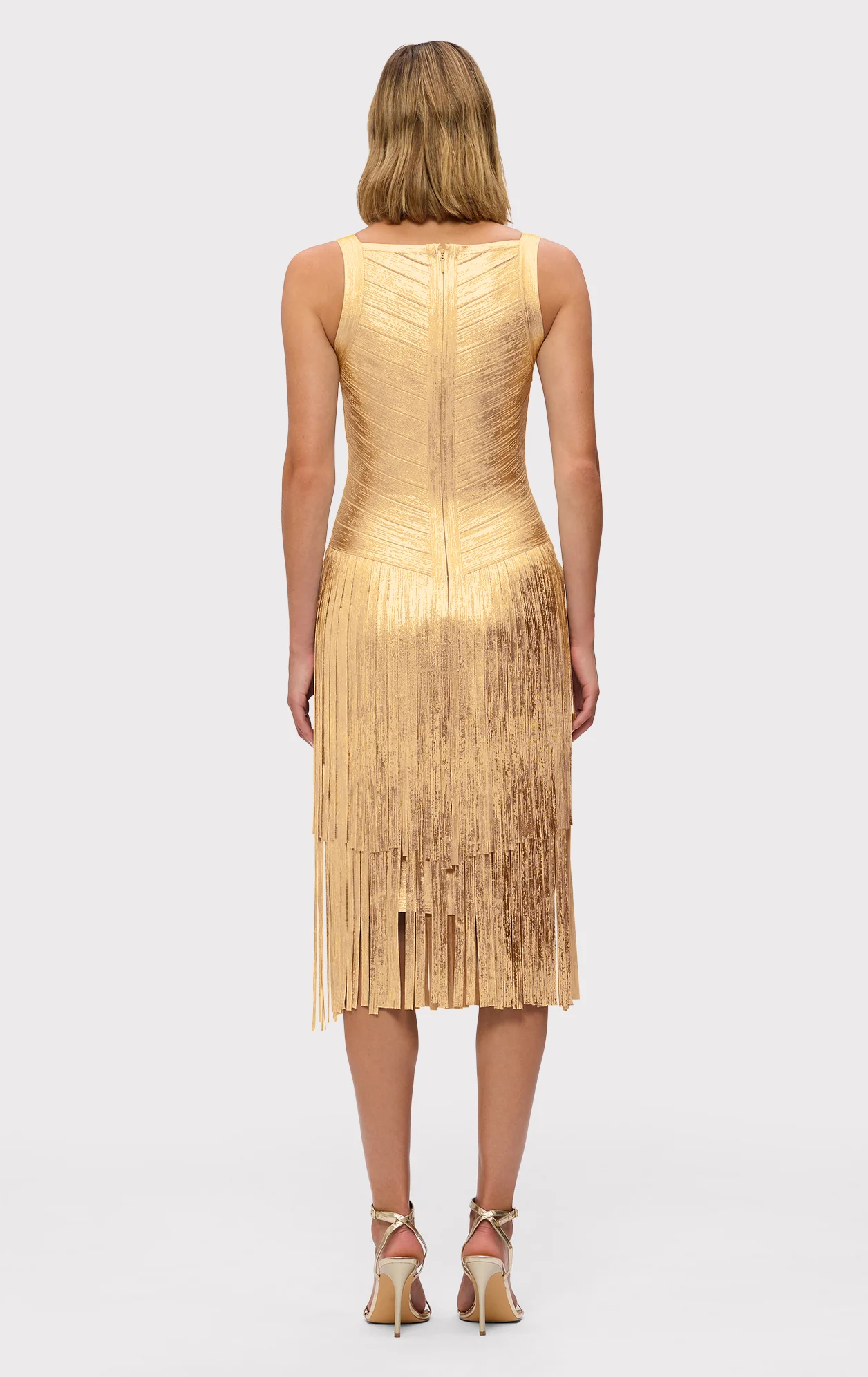 THE METALLIC MISCHA DRESS - Image 6