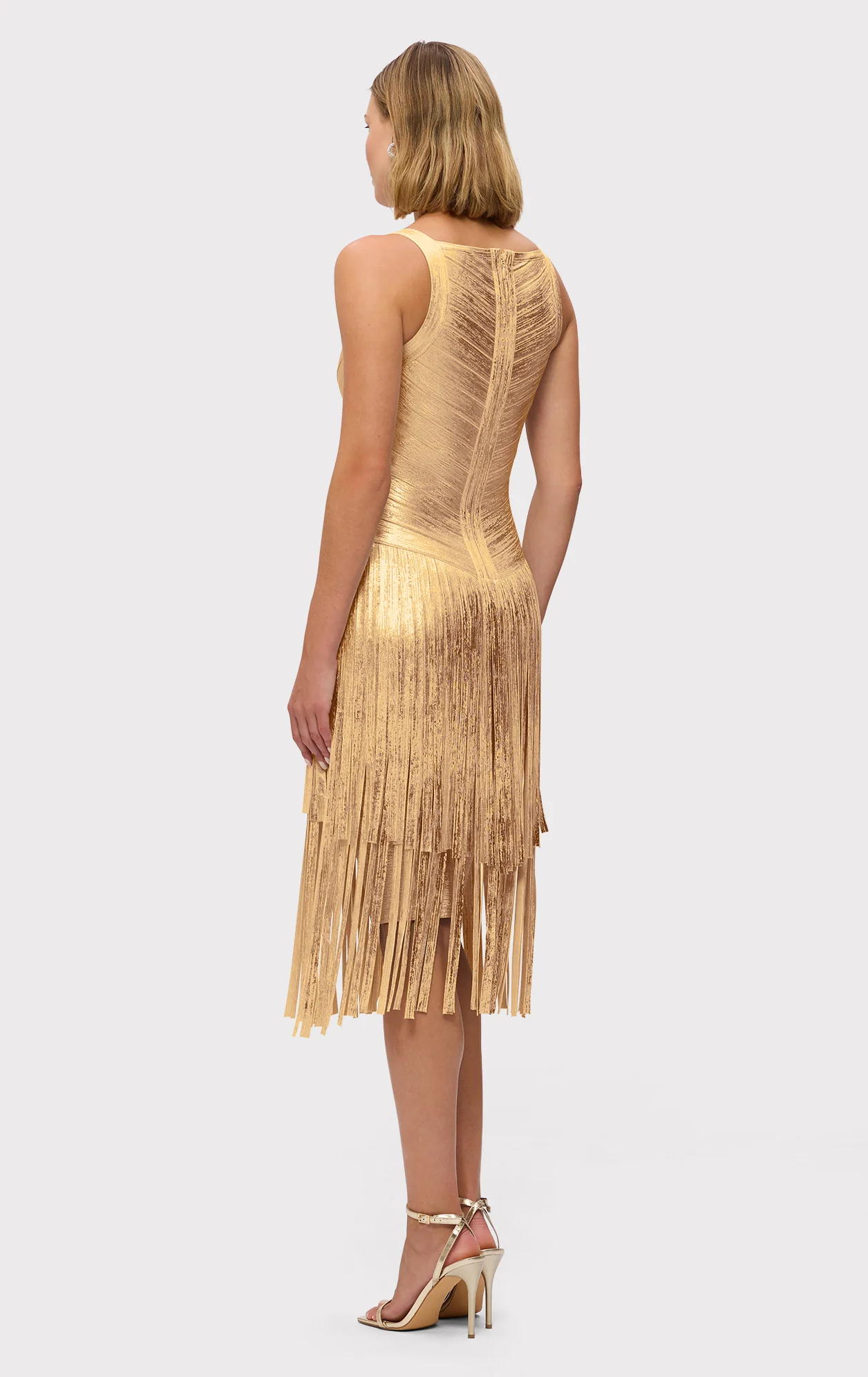 THE METALLIC MISCHA DRESS - Image 7