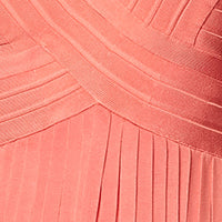 V NECK FRINGED MIDI DRESS - Image 5
